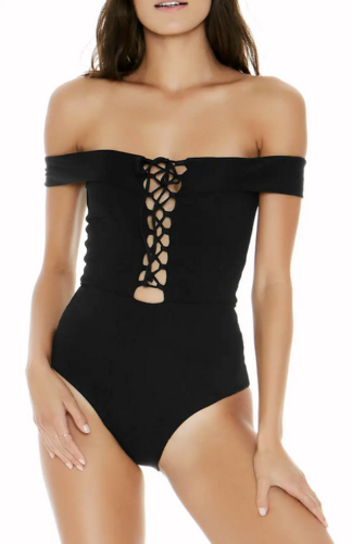 L*Space Anja Ribbed One-Piece Swimsuit