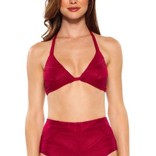 Becca by Rebecca Virtue Crossroads Halter Bikini Top