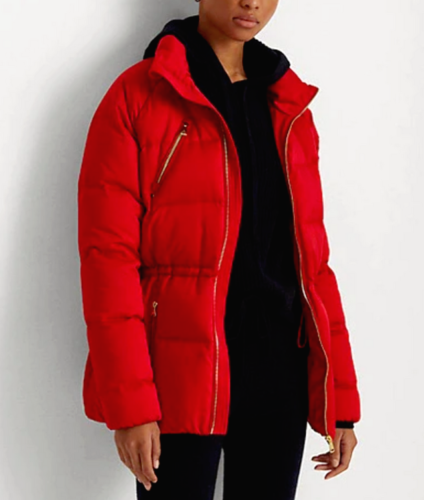 Lauren Ralph Lauren Satin Down Jacket
