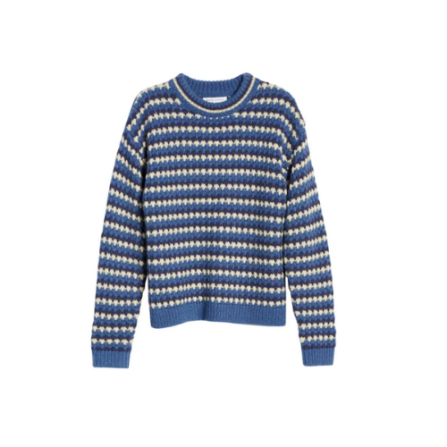 Rebecca Minkoff Katherine Waved Stripe Sweater