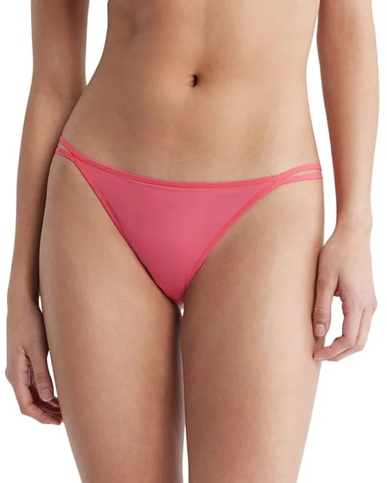 Calvin Klein Sheer Marquisette Strappy Tanga