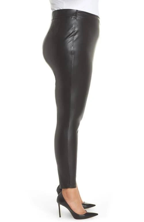 VINCE CAMUTO Plus Size Faux-Leather Leggings