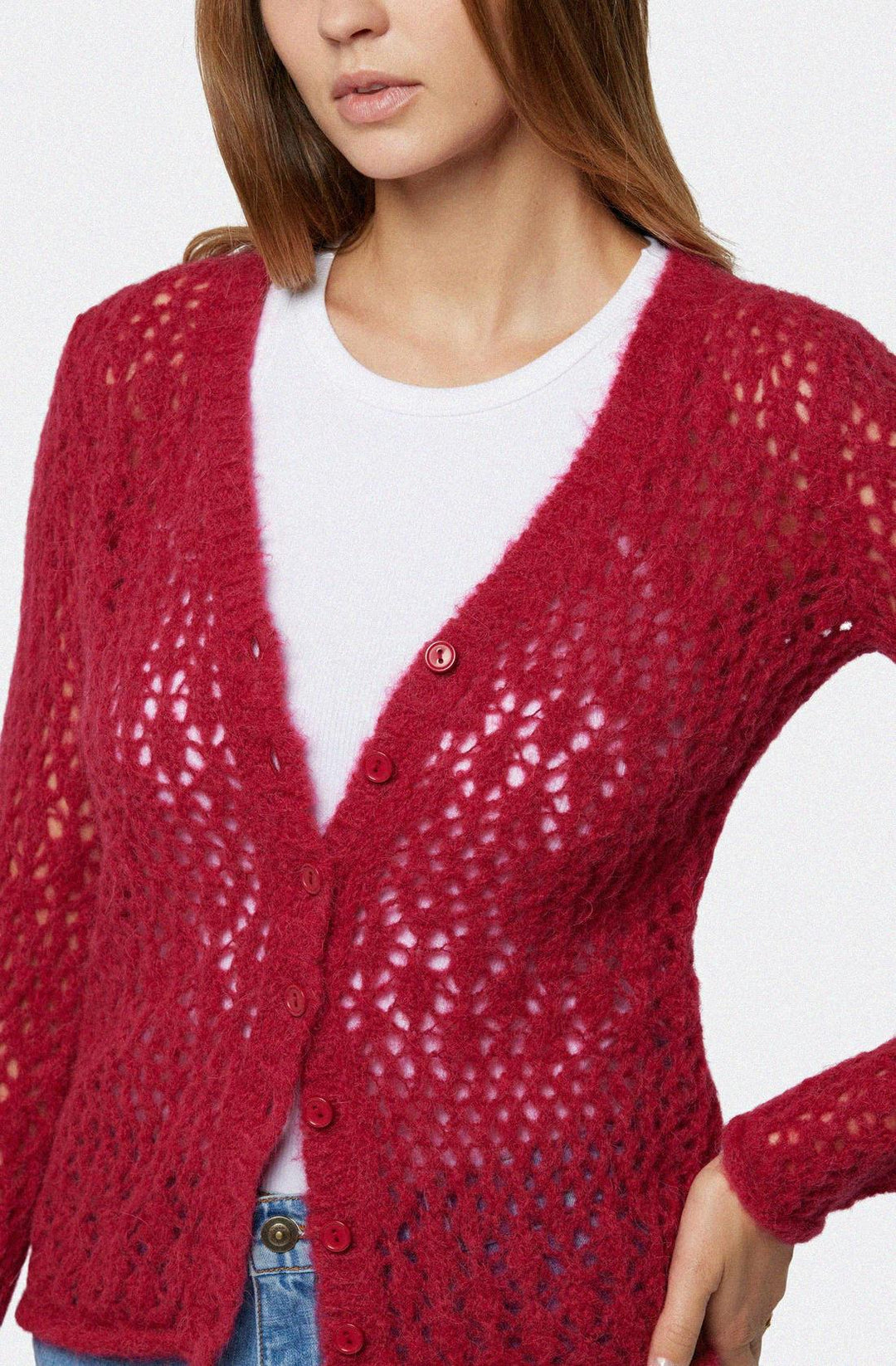 Joie Vara Open Knit Cardigan