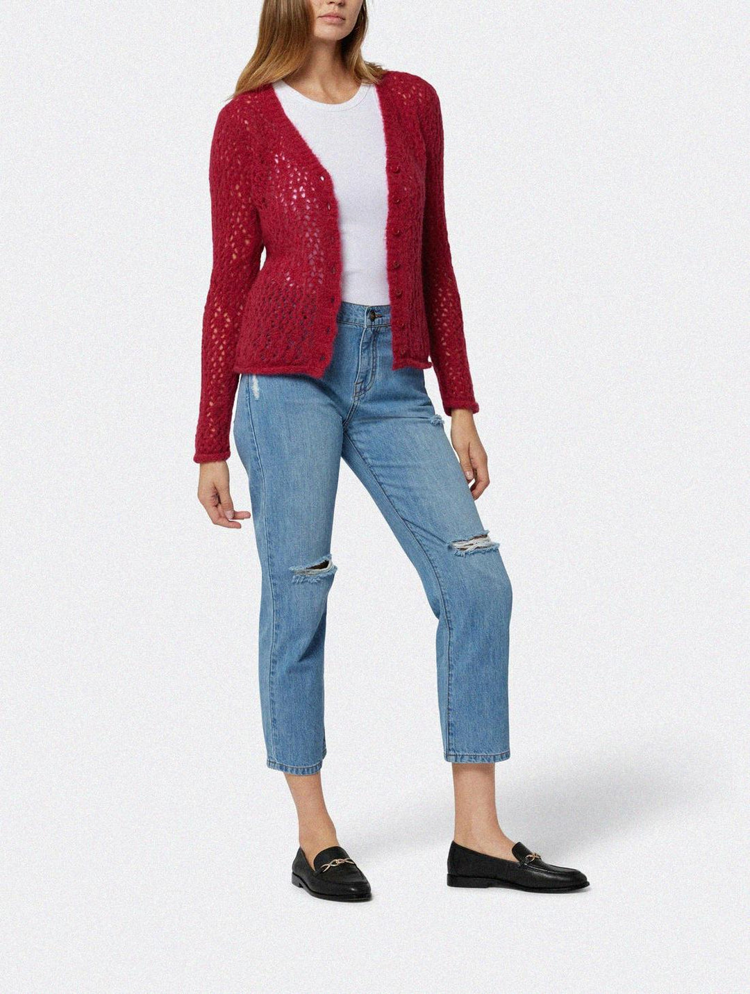 Joie Vara Open Knit Cardigan