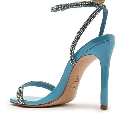 SCHUTZ Altina Glam Crystal Embellished High Heel Sandals
