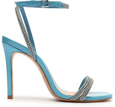 SCHUTZ Altina Glam Crystal Embellished High Heel Sandals