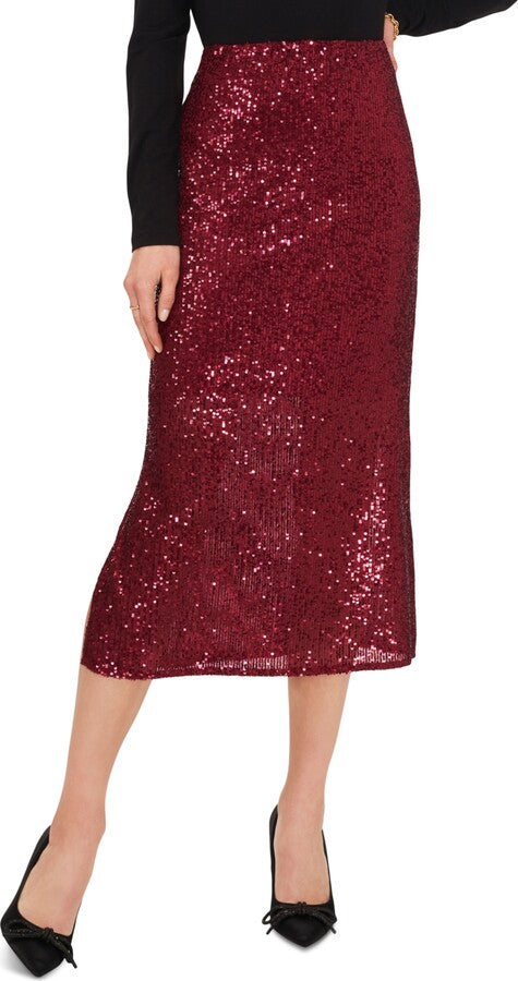 VINCE CAMUTO Sequined Midi Skirt