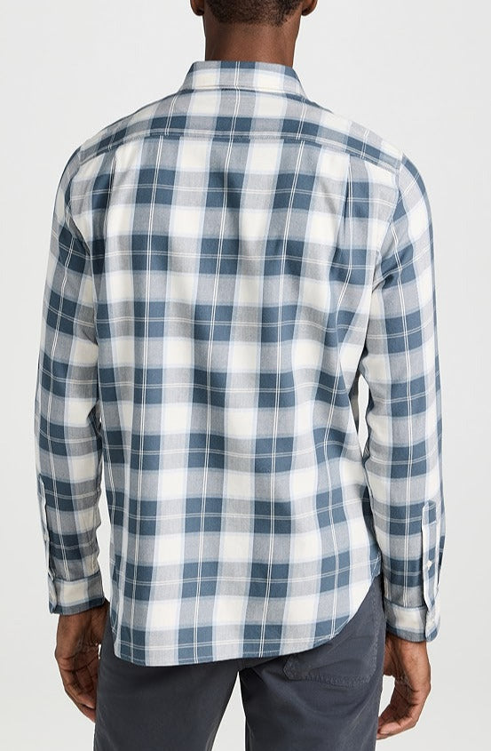 Vince Alps Plaid Long Sleeve Button Front Shirt