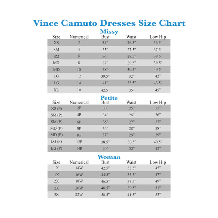 Vince Camuto Sleeveless V-neck Challis Dress