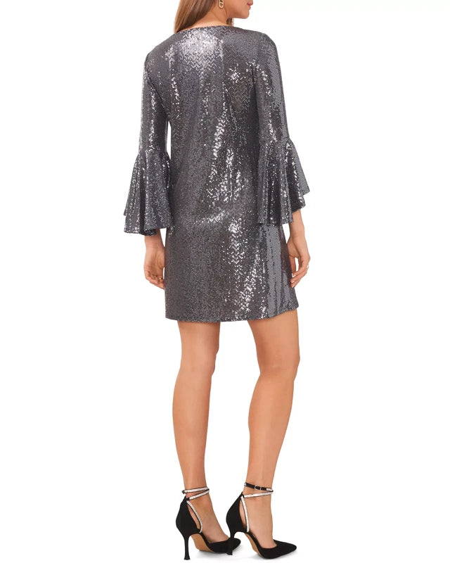 Vince Camuto Flounce Sleeve Dress