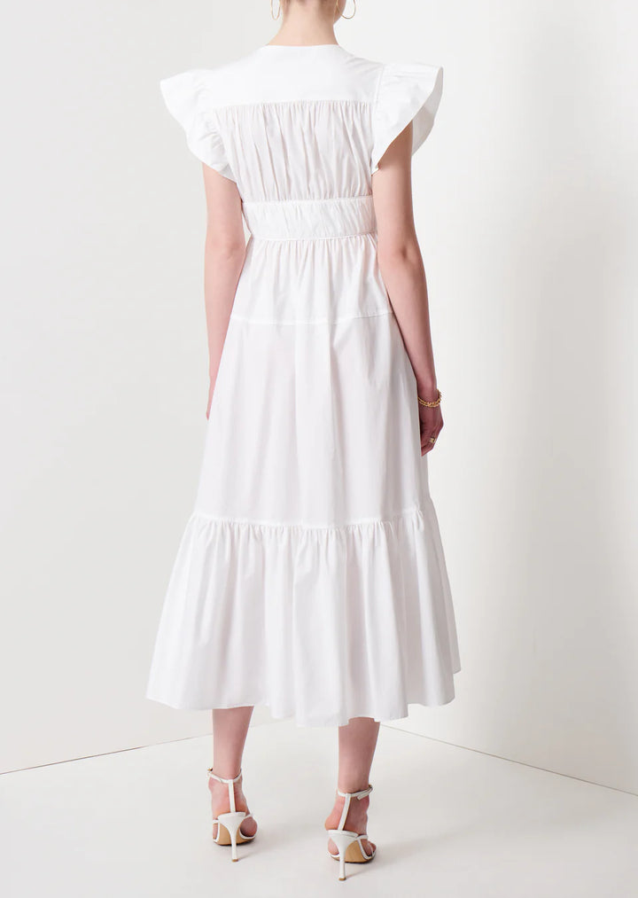 Derek Lam 10 Crosby Greta Flutter Sleeve Dress