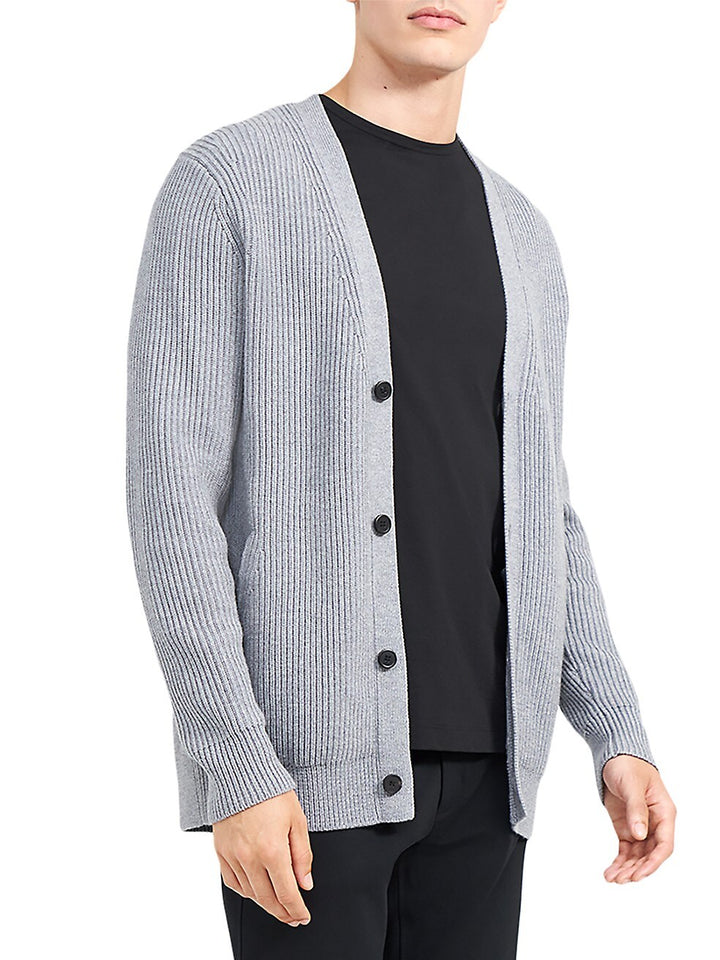 Theory Men's Scotty Merino Wool Cardigan