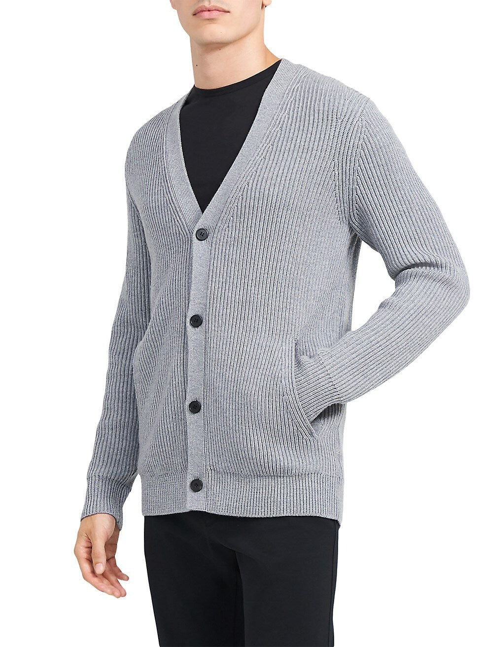 Theory Men's Scotty Merino Wool Cardigan