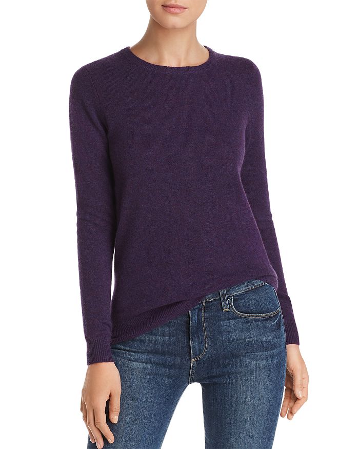 C by Cashmere Crewneck Cashmere Sweater