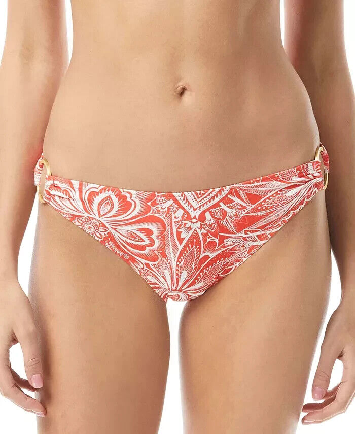 Vince Camuto Printed Ring Hipster Bikini Bottoms MSRP $58 Size XS # U3 507 NEW 