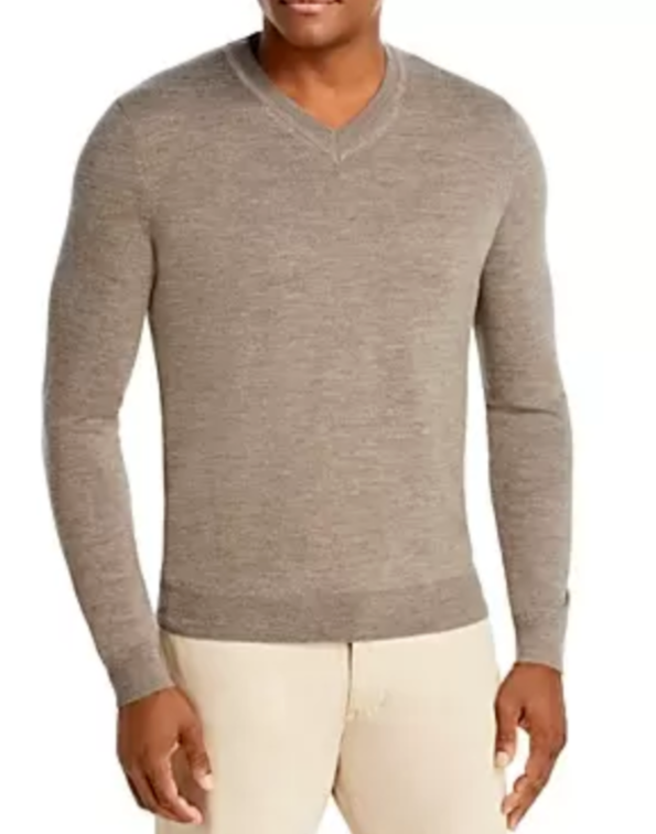 The Men Store V-Neck Merino Sweater MSRP $88 Size XXL # 5D 2073 NEW