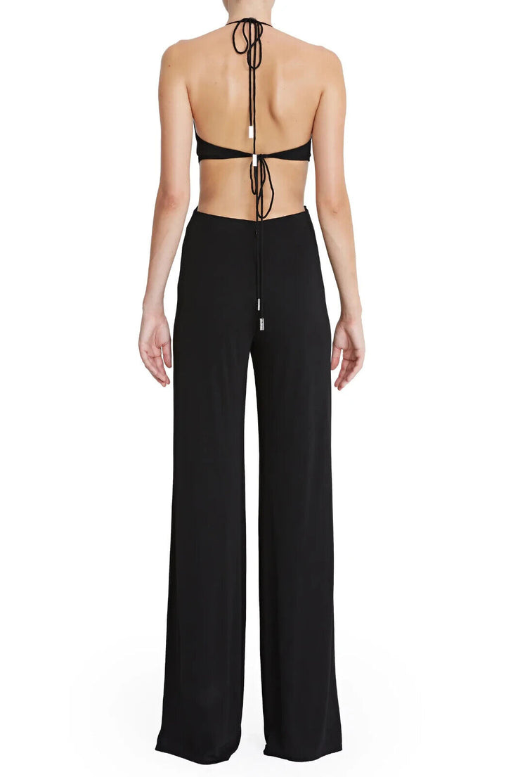 HALSTON Alexis Cutout Jersey Jumpsuit