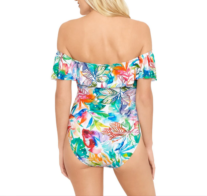 Lauren Ralph Lauren Off the Shoulder 1-Pc Swimsuit