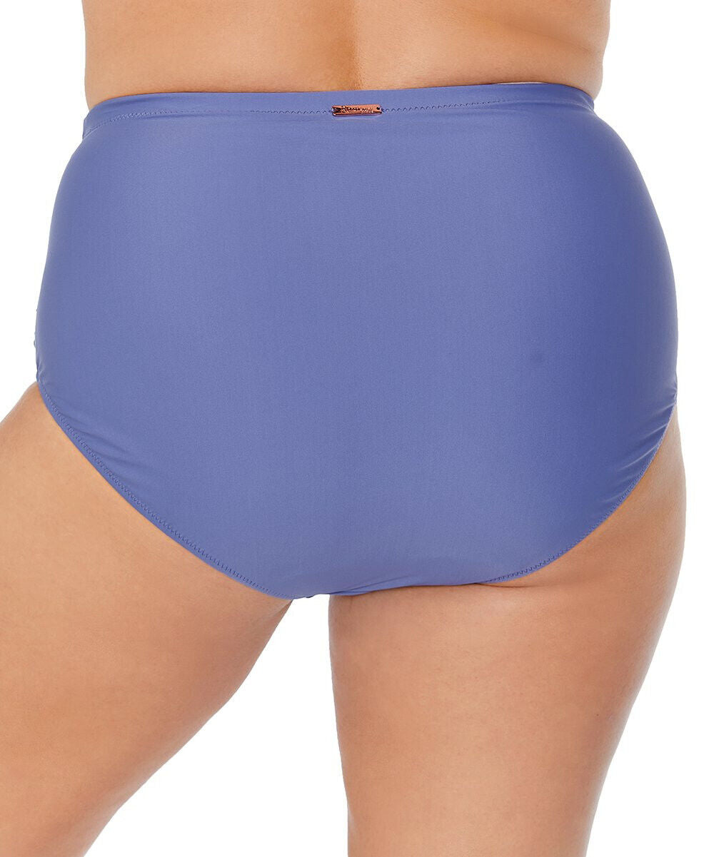 Raisins Curve Plus Size Costa High-Rise Bikini Bottom $46 Talla 22W # U11 345 NUEVO