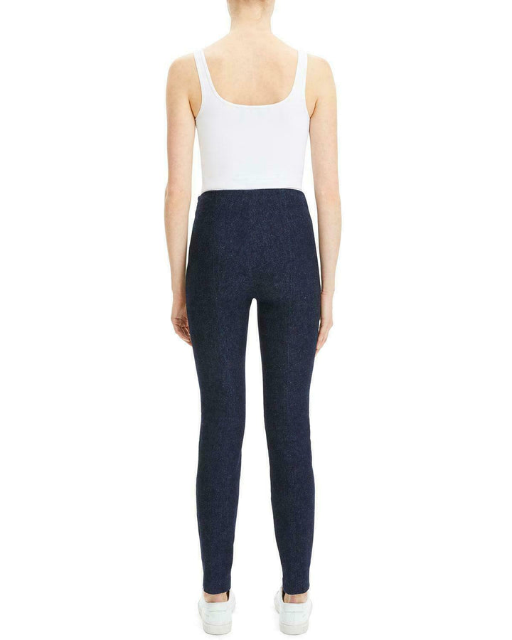 Theory High-rise Nep Denim Skinny Leggings MSRP $295 Tamaño 2 # TR 871 NUEVO