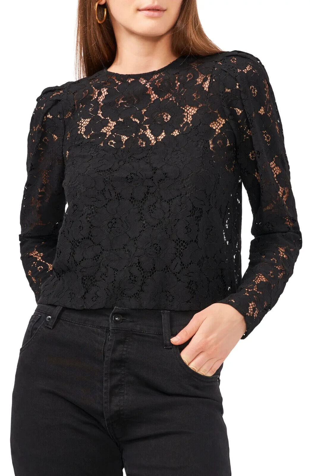 1.STATE Open Tie Back Lace Top MSRP $99 Size XS # 4B 491 NEW