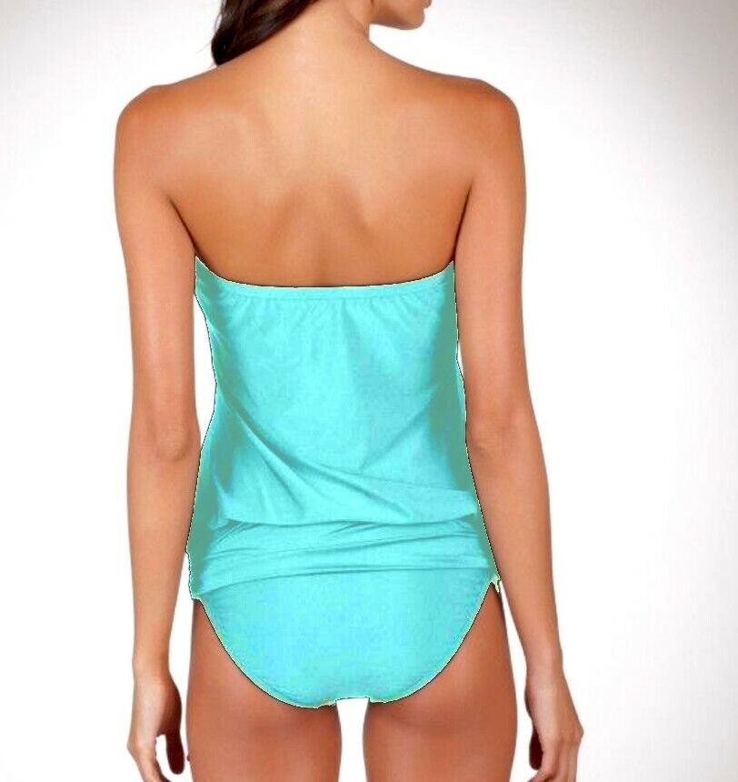 Athena Heavenly Solid Bandeau Tankini Top