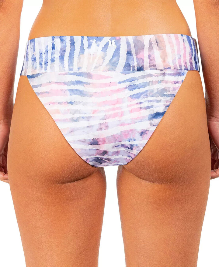 Hurley Juniors' Zebra Banded Waist Bikini Bottoms