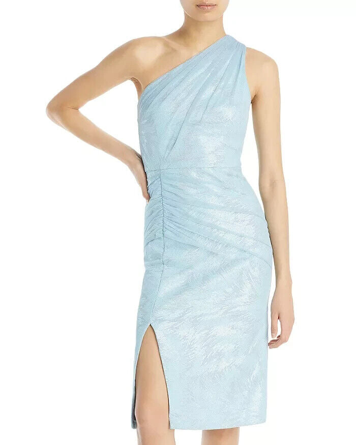 Aidan Mattox Sequin Mesh Cocktail Dress