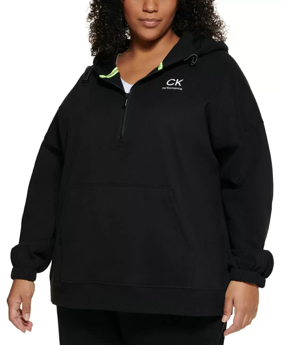 Calvin Klein Plus Size Logo Drop-Shoulder Sweatshirt $79 Size 2X # 5D 2205 NEW