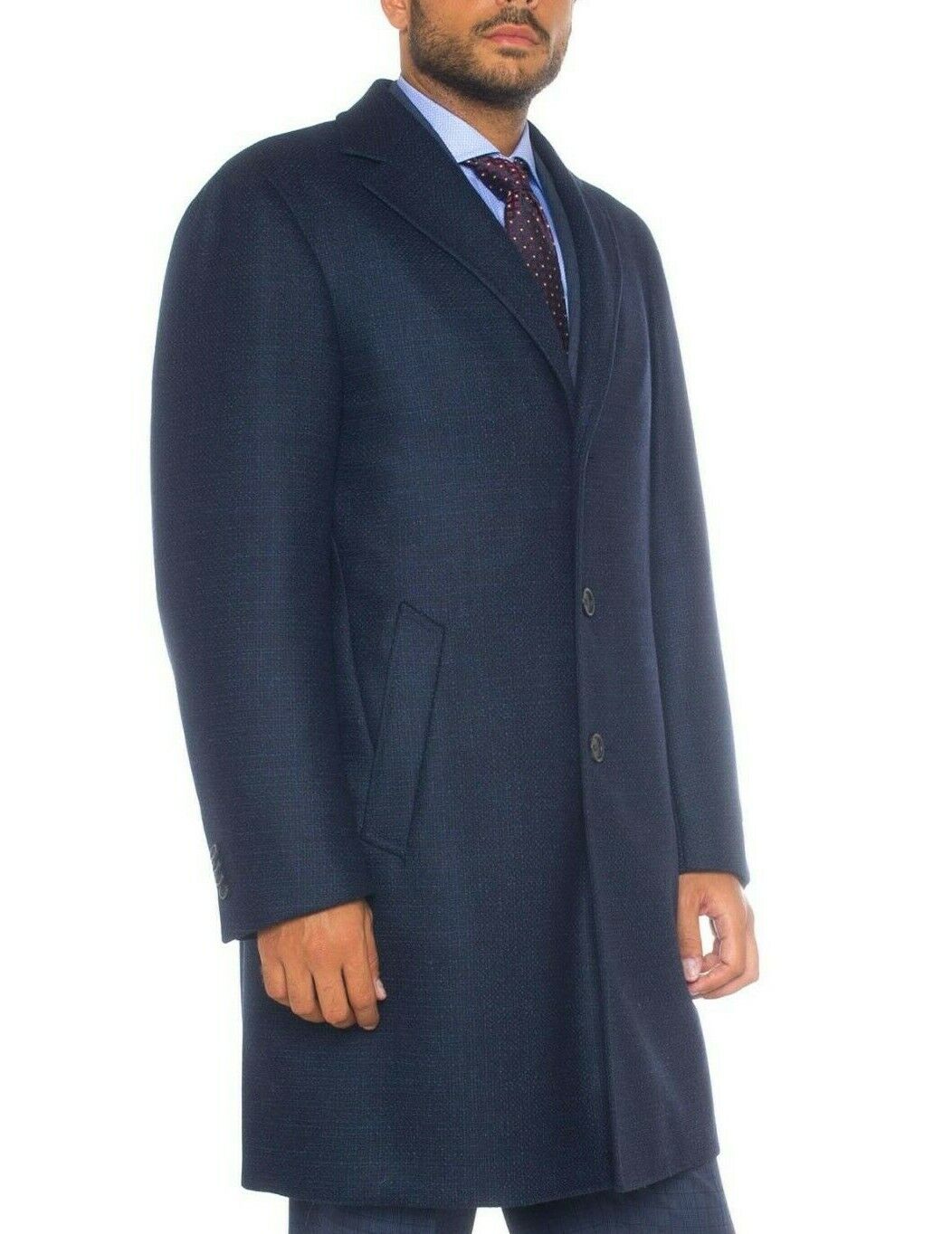 Canali Men's 3 Buttons Wool Coat