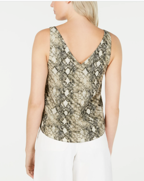 Leyden Sleeveless Printed V-Neck Top