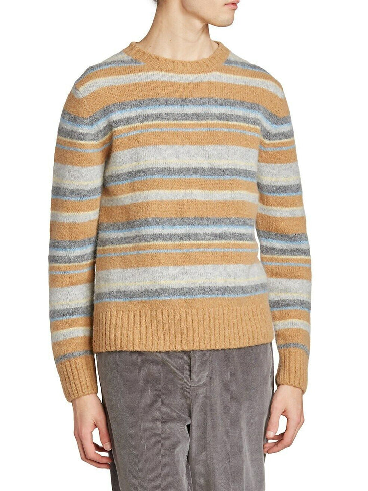 Officine G�n�rale Marco Striped Crewneck Sweater MSRP $450 Size S # WM 148 NEW