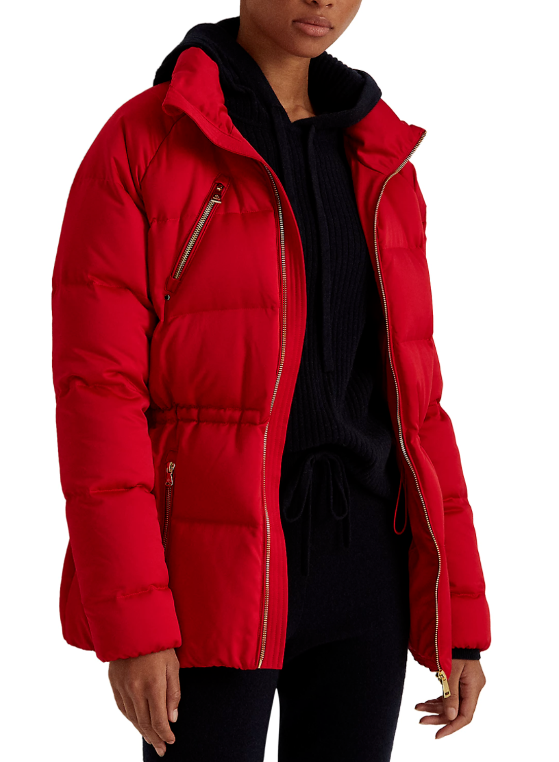 Lauren Ralph Lauren Stand Collar Puffer Jacket MSRP $295 Size XL # 22A 261 NEW