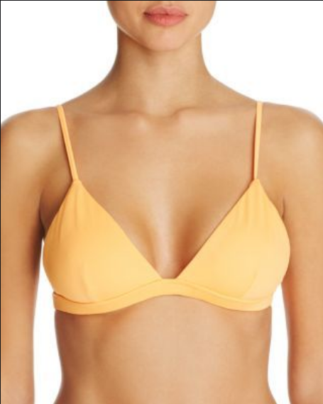 Milly Capri Triangle Bikini Top MSRP $90 Size S # U7 424 NEW