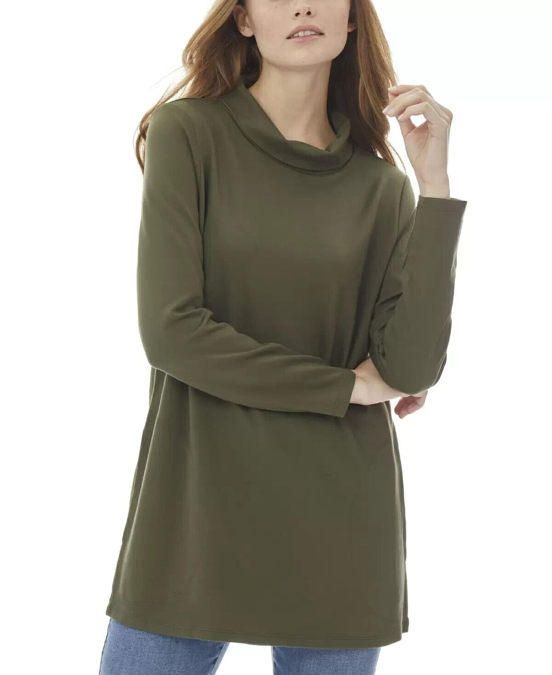 Jones New York Long Sleeve Funnel Neck Tunic Top 59.50 Size XL # 14B 1144 NEW