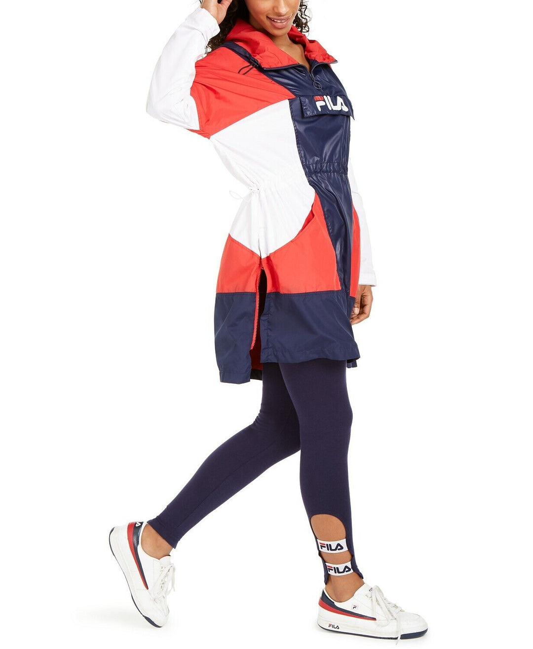 Fila Harlow Colorblocked Hooded Utility Jacket