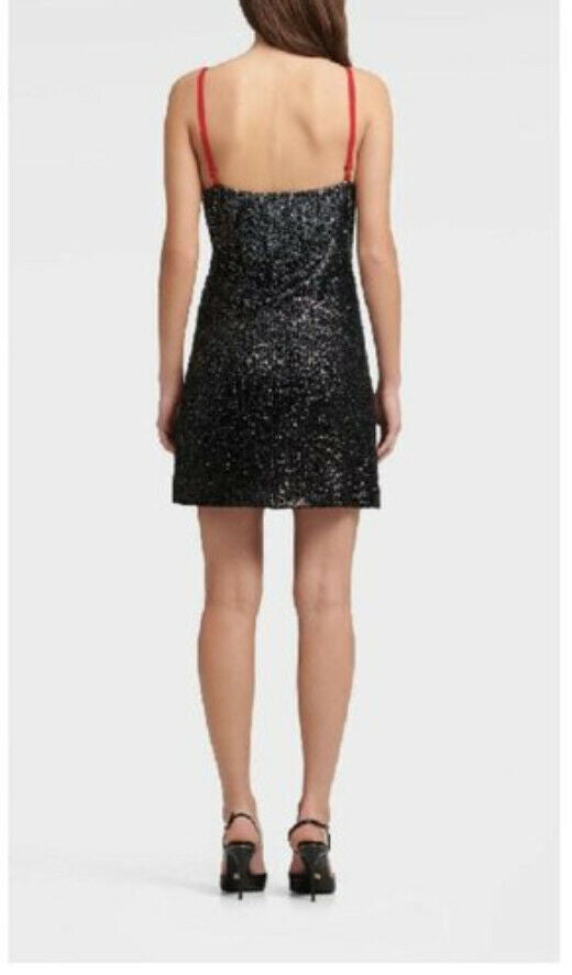 DKNY Ombr� Sequin Slip Dress