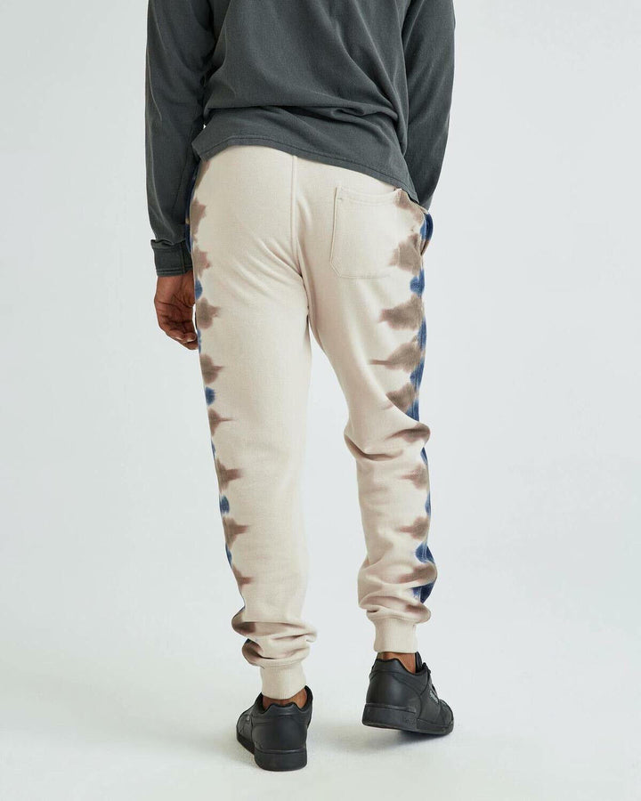 Richer Poorer Men's Tie Dye Ribbed Jogger Sweatpants