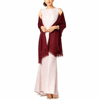 Adrianna Papell Womens Fringe Embellished Shawl/Wrap $ 69 Size OS # SHL 20 NEW