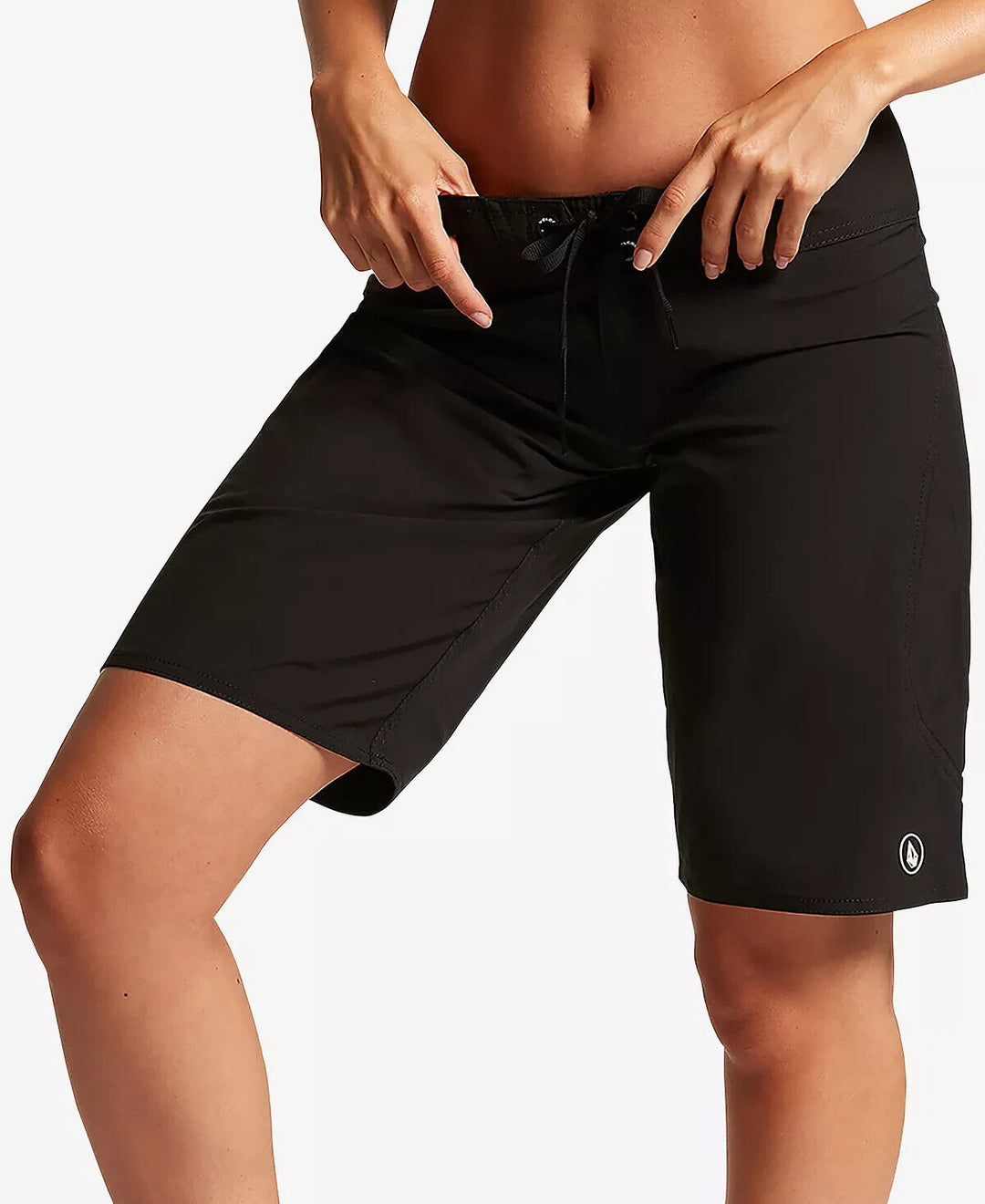 Shorts de baño para cubrirse Simply Solid de Volcom Juniors $90 Talla 13 # UB9 396 NUEVO