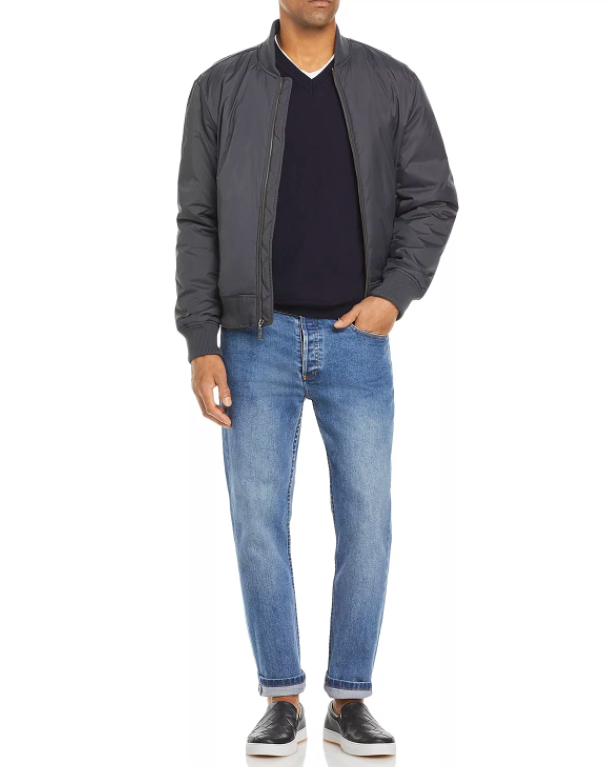 The men's store V-neck Merino Wool sweater