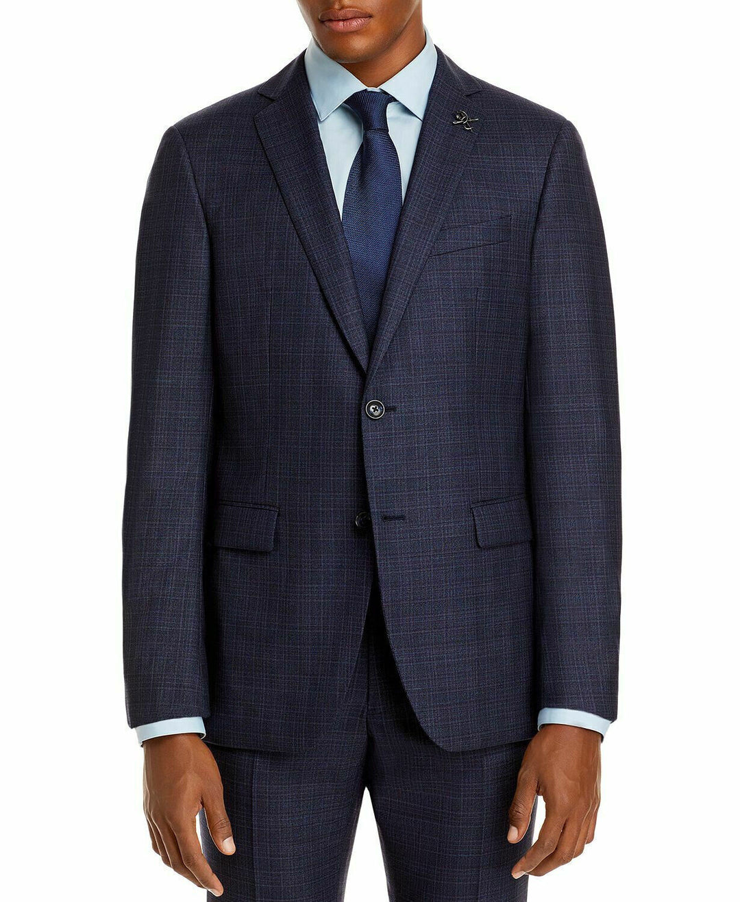 John Varvatos Bleecker Tonal Plaid Suit Jacket $498 Size 38R # 5D 2101 NEW