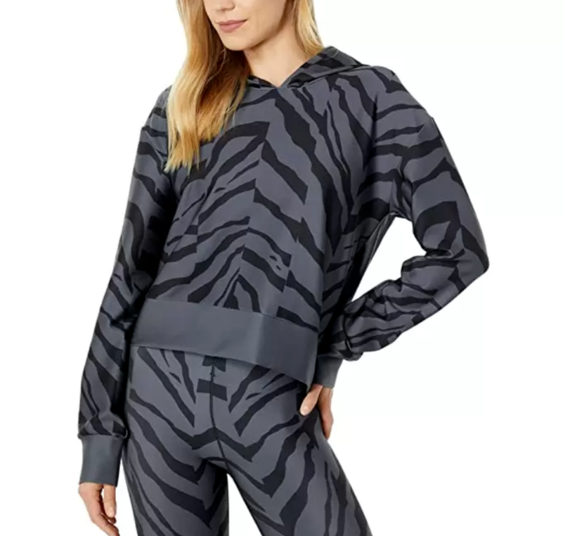 COR by Ultracor Wild Zebra Cropped Hoodie MSRP $120 Size XL # 4A 451 NEW