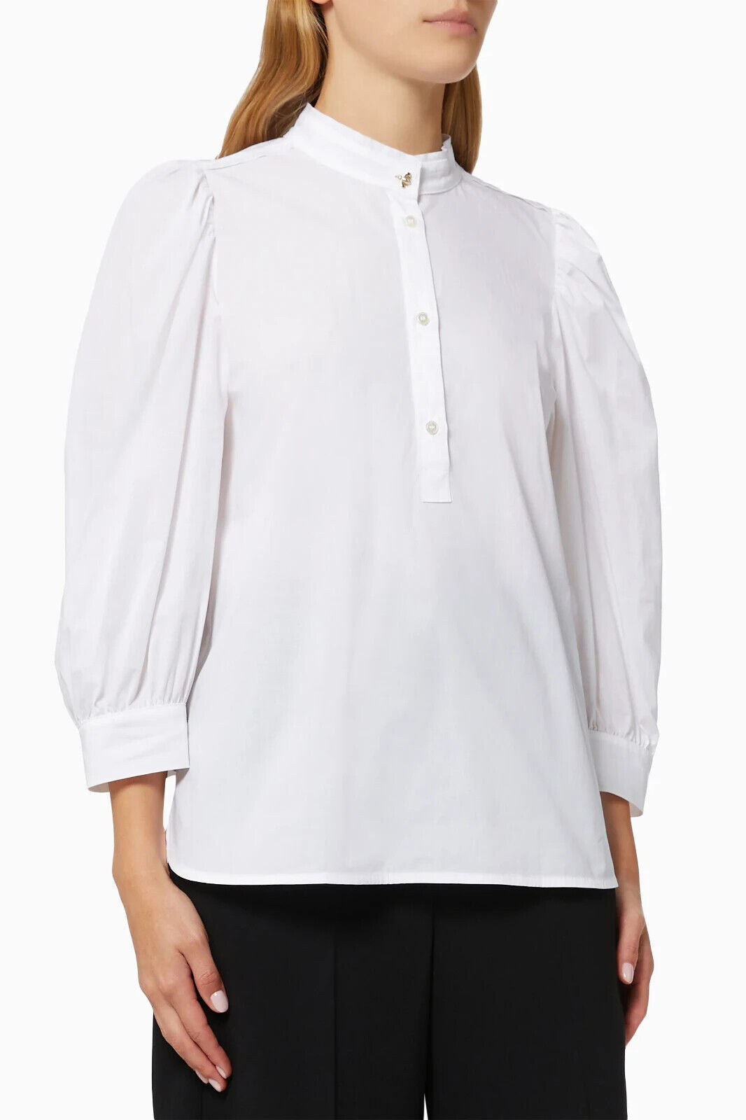 MARELLA Guaina Puff Sleeve Shirt MSRP $225 Size 10 # 5D 2138 NEW