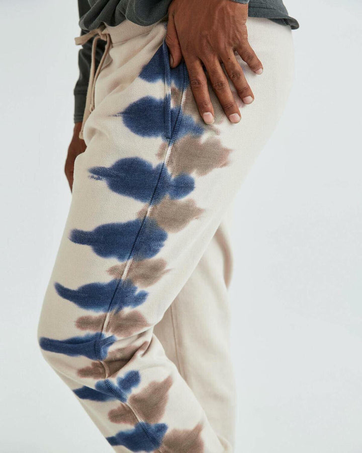 Richer Poorer Men's Tie Dye Ribbed Jogger Sweatpants
