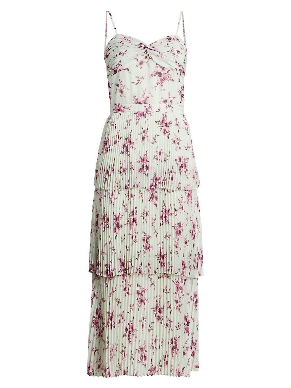 ML Monique Lhuillier Printed Maxi Dress