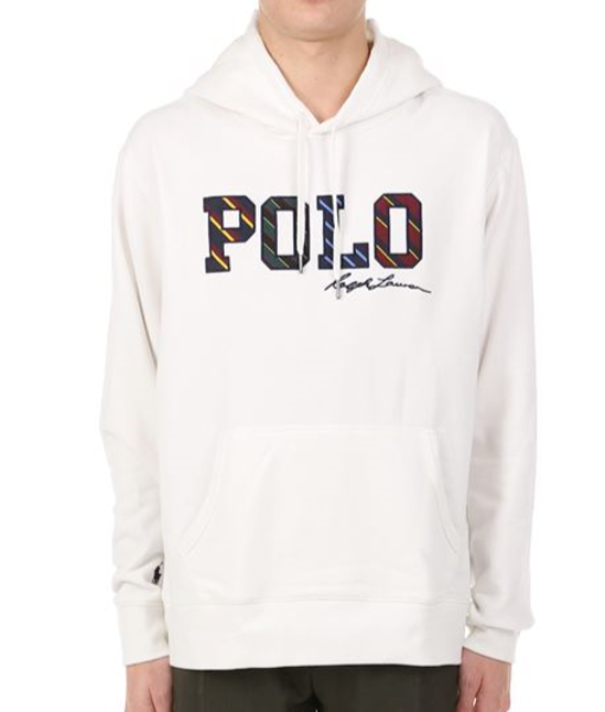 POLO RALPH LAUREN WHITE HOODED SWEATSHIRT MSRP $148 Size M # 5A 1851 NEW