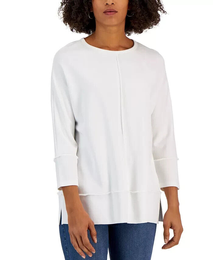 Jones New York Serenity Knit Seam Details Sweater Tunic $59 Size M # 5D 2200 NEW