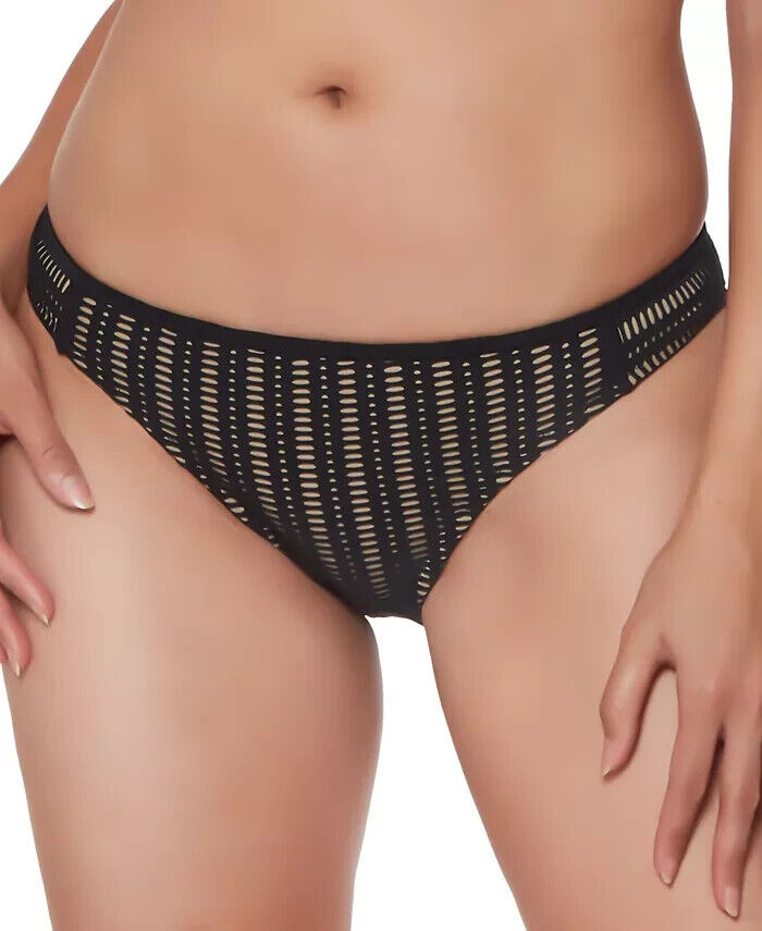 Bar III Crochet Side-Tab Hipster Bikini Bottoms MSRP $44 Size S # U10 370 NEW