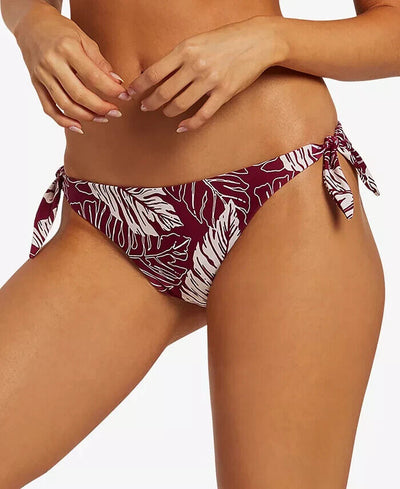 Volcom Juniors' Palm Squad Printed Side-Tie Bikini Bottoms  Size L # U9 323 NEW